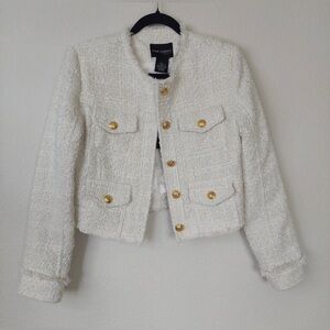 Mark Edwards Studio Tweed Crop  Blazer